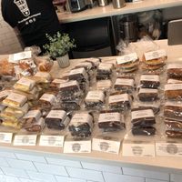 Almost all of these are vegan! at Cup of Joe Coffee Company in Brooklyn