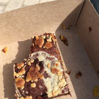 Tahini brownie (oops, already took a bite) at Kaaké in Antibes