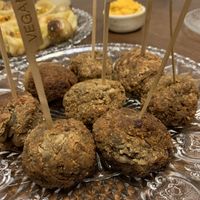 Albóndigas de lentejas at Mezcla Chica Kitchen in Rosario