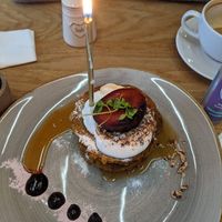 Vegan pumpkin Pancake at The Table Café in South East London