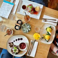 pumpkin pancakes (ve) bottom left at The Table Café in South East London