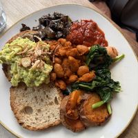 Full vegan English breakfast   at The Table Café in South East London