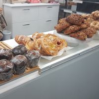 Vegan danishes and muffins at La Mie Bio in Pointe-claire