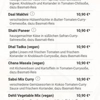Vegetarisch - Vegan I at Welcome India Restaurant in Hamburg