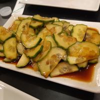 Cucumber salad at Bar Gyoza Go! in Madrid