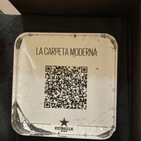 Menu  at La Carpeta Moderna in Vilanova I La Geltru
