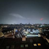 View at night at Six in Cambridge