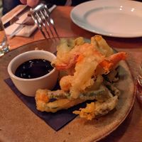 Vegetable samosas at Six in Cambridge