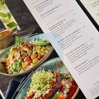 Plant-based section  at Milestones in Whistler