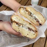 Foxy loxie bagel at Just What I Kneaded in Los Angeles