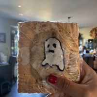 Vegan Boo Tart (at home)  at Just What I Kneaded in Los Angeles