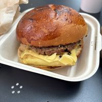 Breakfast sandwich on Brioche   at Just What I Kneaded in Los Angeles