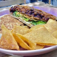 This was one amazing crunch wrap! 🫡  at Just What I Kneaded in Los Angeles