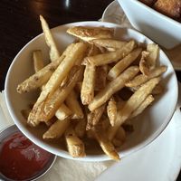 Okay Fries, get the vegan truffle aïoli to give it some yummy moisture. ☺️  at Marketplace Tavern in Litchfield