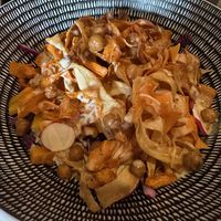 Veggie Haystack, on sticky rice    at Marketplace Tavern in Litchfield