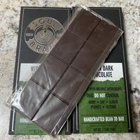 Vegan Dark Chocolate- New Biodegradable Packaging  at Soul Brain Vegan Chocolates in Simi Valley