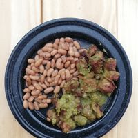 Chicharron with green salsa at Cafetería 1987 in San Luis Potosi