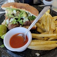 Torta de asada at Cafetería 1987 in San Luis Potosi