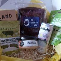 A great selection of vegan snacks at Hipster Hamper Co in South East London