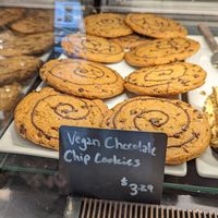Vegan chocolate swirl chip cookies at Crave Coffee House & Bakery in Kingston