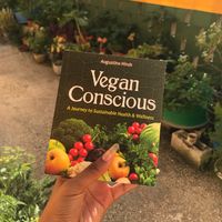 Her new book!!!!! at Vegan Cottage in Bridgetown