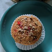 Muffin at Vegan Cottage in Bridgetown