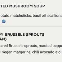 From the menu at Milestones in Abbotsford
