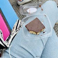 Cookie dough square  at The LaLa 2 in Vienna