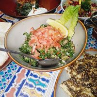 Vegan tabouleh at Kazbar in Central Singapore