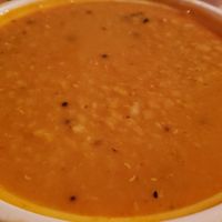 Dal ($11). Not bad. Good texture, but strong ginger flavor. at Curry In A Hurry in Minneapolis