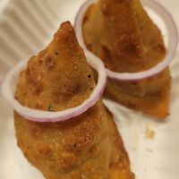 Samosas at Curry In A Hurry in Minneapolis