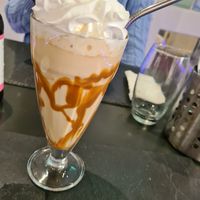 Biscoff milkshake at Green Island Bistro in Rhuddlan