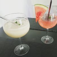 Cocktails at Green Island Bistro in Rhuddlan