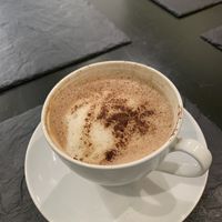 Mocha! (Best mocha I’ve ever had!) at Green Island Bistro in Rhuddlan