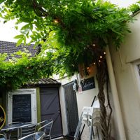 Outside area at Green Island Bistro in Rhuddlan