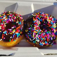 The only vegan doughnuts in the place at Death by Donuts in Corvallis