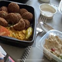 Close up picture of the falafel  I had 🥙   at M.Houmous in Nancy