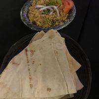 Rice & pita pain   at M.Houmous in Nancy