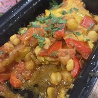 Brunch menu has vegan shakshuka!  at Forever Coffee NYC in New York City