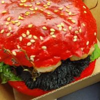 Mushroom burger at A Good Little Thing in Tootgarook