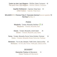 Menu part 2  at La Clav in Flims