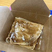 Maple butter crepe  at Dessert Directory in Vancouver