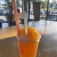 mango shaved ice   at Waka-Waka Snack-Bar in Everett