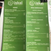 Menu 2 at Iskal in Leon