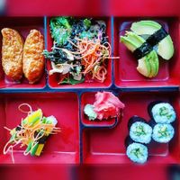 Vegan Maki Bento at Bento Boss in Bristol