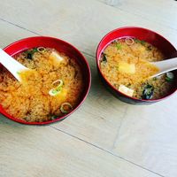 Miso Soup at Bento Boss in Bristol