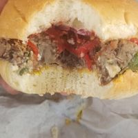 Black bean and quinoa burger at The Beer Garden in Arusha