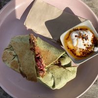 Black bean burrito  at GROW in Anglesea