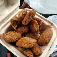 Fried pickles at Project Pollo in Austin