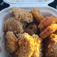 Fried pickles at Project Pollo in Austin